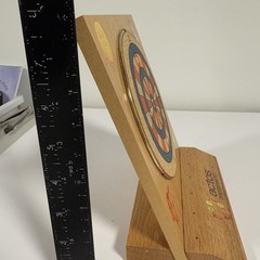 Vintage Takeda Pharma Rep Sales Actos Pioglitazone Mini Wood Desk Top Dart Game