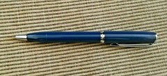New Drug Rep Item Synthroid Blue Silver Metal Pen