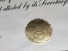 1941 GREEN’S PHARMACY Havre De Grace Maryland Chamber of Commerce 50 Year Award