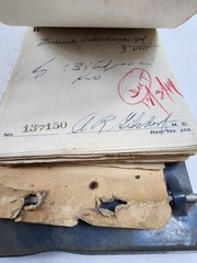 Prescription Atlas Rx Pad Paper Apothecary Druggist Pharmacy Medicine 1949