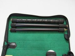 Allegra Golf Putting Travel Set w/ 3 Balls & Case Drug Rep Pharmaceutical Promo