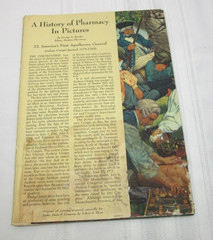 „A History of Pharmacy“ in Pictures Set of 19 Prints Park Davis 1950’s