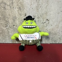 Mucinex Mr Mucus Mini Melts Green 4” Toy Pharma Drug Rep Promo Ad