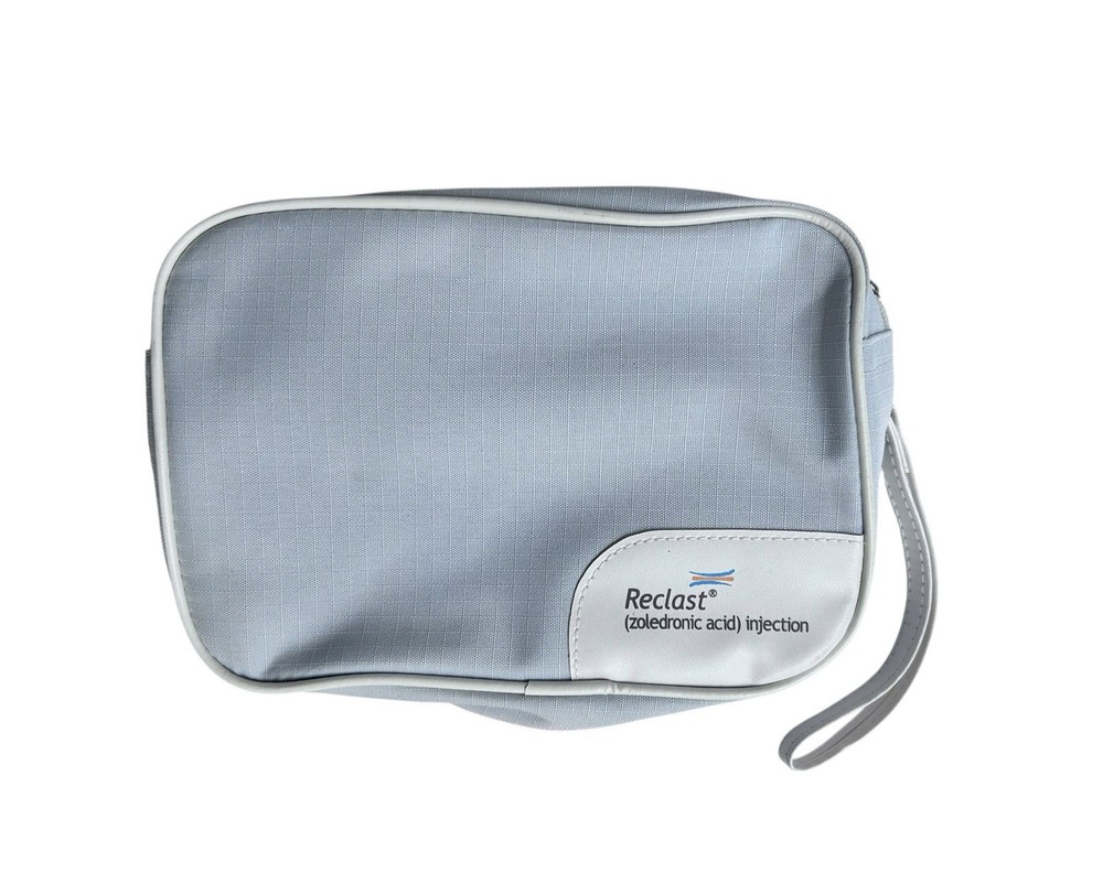 Reclast Pharmaceutical Drug Rep Promotion Zipper Pouch Travel Bag Cosmetic