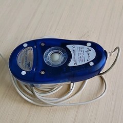 Vintage Crestor Aqua Computer Mouse Trackball Liquid Filled Drug Rep Promo