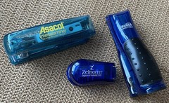 Pharmaceutical Advertising Staplers, Gently Used. Asacol/Zelnorm/Canasa Set of 3