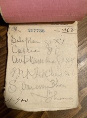 Antique prescriptions April 1900: Chloroform, Codeine, Wine, Lithium etc.