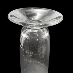 Antique 1900s Whitall Tatum Co Apothecary Glass Beaker – Etched 600cc / 16oz