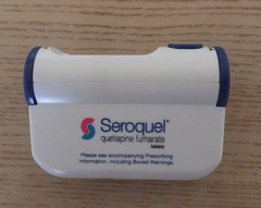 Seroquel XR Pen & Pedometer Drug Rep Pharmaceutical Promo Medical Advertising