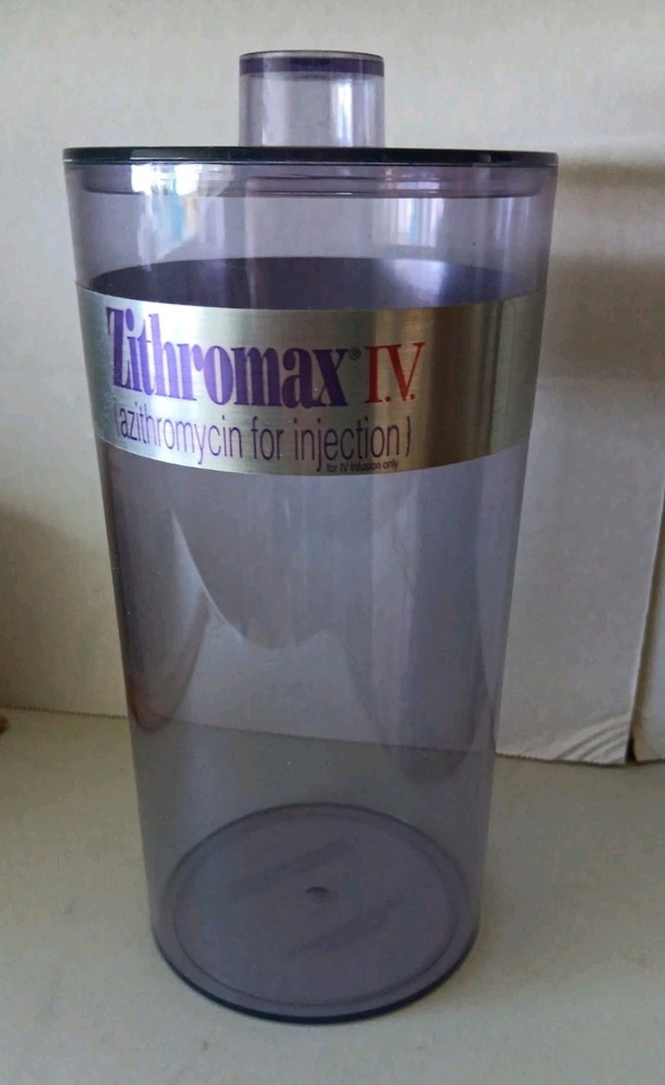 Canister Drug Representative Collectible 9″ H 4.0″ W Antibiotic