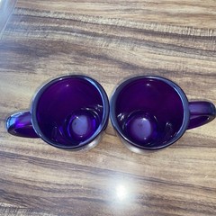2 Nexium Purple Acrylic Coffee Cup Mugs Transparent Rep Pharmaceutical Promo