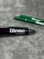 Vintage Pharmaceutical Rep Advertising Ink Pen Pencils