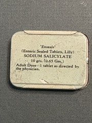Vintage Eli Lilly Sodium Salicylate Tin – Rare PROFESSIONAL SAMPLE