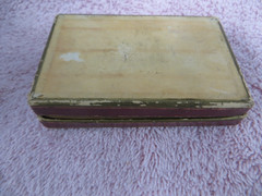 Vtg 1950 Pill Box- City Hall Pharmacy-Dreyer Denney Milbacher Gardner,Aurora, IL