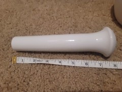 Vintage Coors 60322 Mortar & 60322 Pestle Porcelain Science Lab Medical RX USA