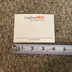 Confirm MDx Drug Rep Pharmaceutical Promo Advertising Sticky Note Pad Prostate
