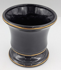 Vintage Pharmacy Mortar „Fashioned by Blair“ 1950s Black Large 6″ – No Pestle