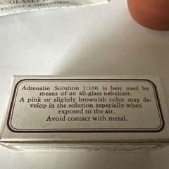 Antique Adrenalin Vaporizer Set Glaseptic Parke Davis & Co Detroit MI Complete