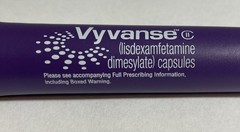 VYVANSE Purple Drug Rep Pharmaceutical Highlighter BIC 2008 RARE