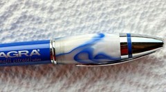2 Drug Rep Viagra Heavy Metal Pens With A Swirl in the Twist NEW