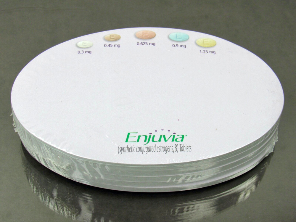 Enjuvia Sticky Notes Drug Rep Pharmaceutical Sealed Block 5 Note Paper Pads RARE