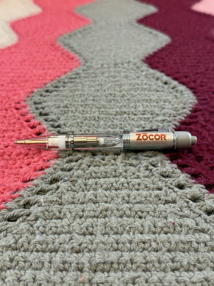 Beautiful Translucent Zocor PEN Drug Rep Pharmaceutical Promotional Advertising
