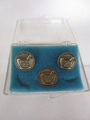 Vintage Schering Laboratories Pharmacy Cuff Links „Most Trusted Profession“