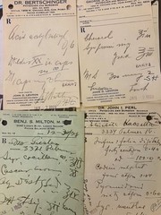 Set of 20 Vintage Medical Prescriptions – 1929 Handwritten Pharmacy