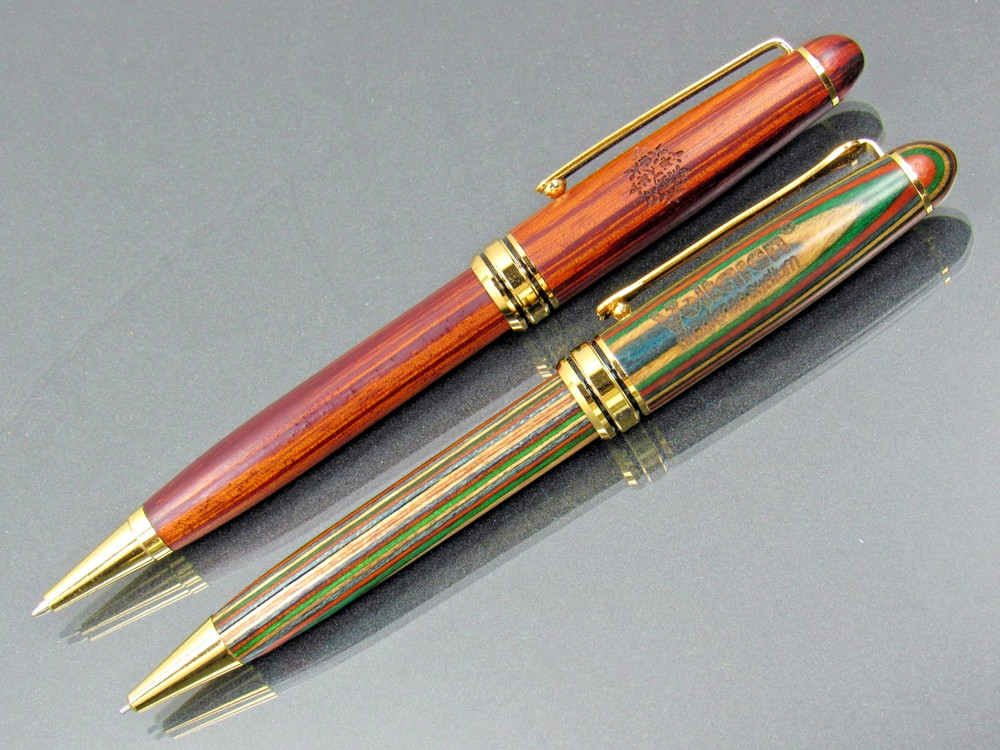 Stained Wooden Voltaren & Estraderm PENCIL & PEN Drug Rep Pharmaceutical RARE