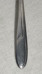 Vntg Stainless Steel Small Apothecary Medicine Rx Spoon 4 1/2″ L USA