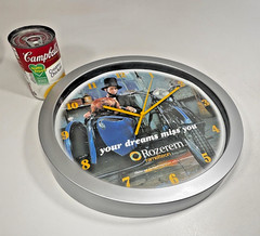 Rozerem Ramelteon Drug Rep Pharmaceutical Promo Advertising Wall Clock Dreams