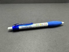 Synthroid Promo Pen Blue Grip Click Pen Pharmaceutical Advertising