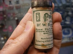 Antique Vtg Medical Dental Pharmacy Quack Cure – Dr. W. Bauermeister Pilulae