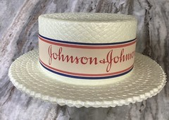 VTG Johnson & Johnson Styrofoam Advertising Hat 1970’s/80’s-VGC