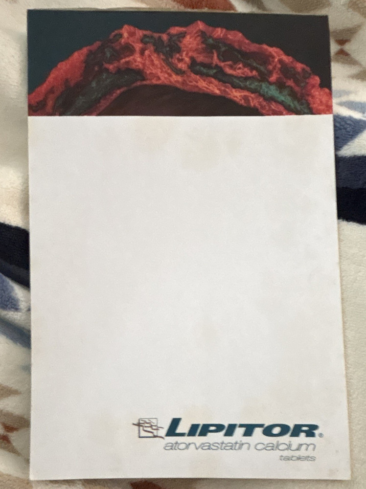 Lipitor ) Promotional Note Pad