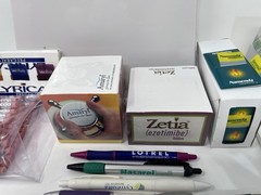 Lot Drug Rep Pharmaceutical Promo Advertising Pens Clip Board Note Pad Tabs