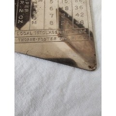 Vintage, Sav-A-Stamp, Pendulum, Postal Scale, Metal, Thorn-Foster, Handheld, USA