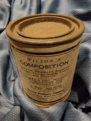 Vintage Container APOTHECARY astringent TEA WILSON’S RARE tin Medical HISTORY