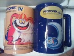 2 Protonix Injection IV Blue 2 Sided Pharmaceutical Medical Rep 40mg Coffee Mug