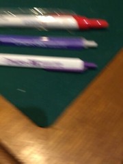 TWO ULTRACET/LEVAQUIN/DITROPAN XL PENS AND ULTRAM HIGHLIGHTER DRUG REP PROMOS