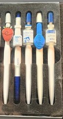 Vintage Pharmaceutical Drug Rep Pens, Pfizer, Curasan Adverts Lot Of 10 Collect