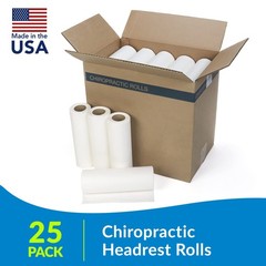 TIDI 618 Avalon Papers Chiro Headrest Roll, Fluid and Barrier Protection, Abs…