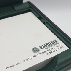 Vasotec Green Post-It Notepad Holder Pharmaceutical Drug Rep Promo Advertisement