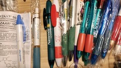 Pharmacy Promo Pen Lot Collection – Includes 4+ Pounds Of Unique Pens (Read)