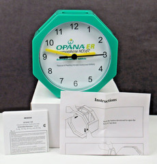 OPANA ER Oxymorphone CII Clock Pen Holder Drug Rep Pharmaceutical Promo w/ Info