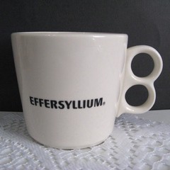 EFFERSYLLIUM Laxative Vtg 1960s Mug Drug Rep Promo Mount Clemens Trigger Handle