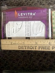 4 VTG Pharmaceutical Advertising Promo Lot Items Levitra Ultram Diovan Byetta