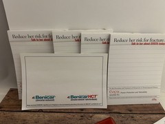 LOT 18 Advertising Pharmaceutical Drug Rep Promo Pens Stapler Notepads Untested