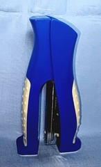 Uroxatral STAPLER Blue & White Drug Rep Pharmaceutical Advertising Collectible