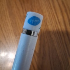 VIAGRA Pfizer Pharmaceutical Pens Flashlight Bullet Chrome Blue RARE HTF Detrol